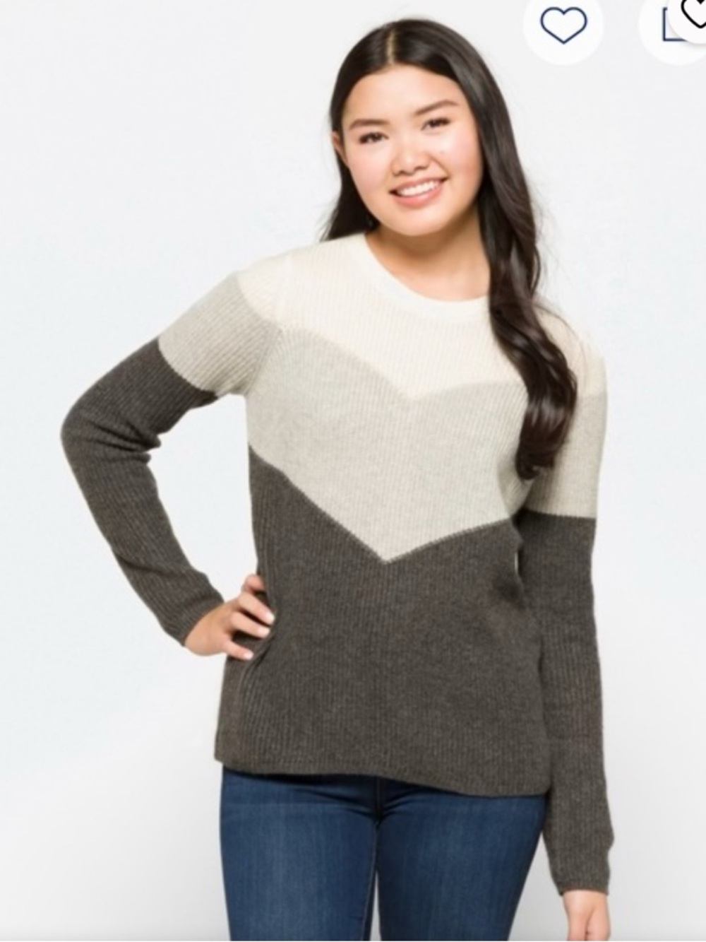 Stitch Fix l Design History Carrie Zipper Back Sweater, Petite XL